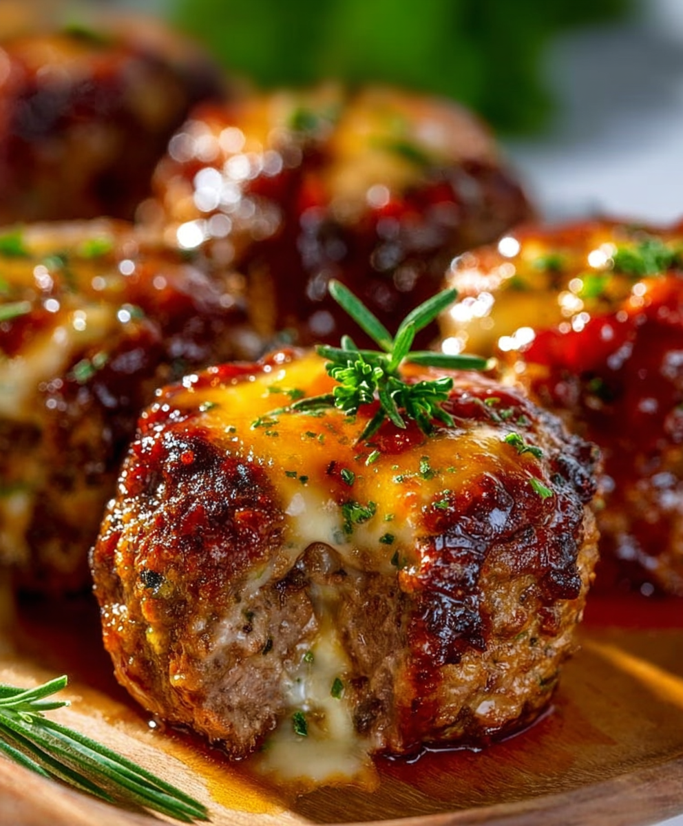 Irresistible Cheesy Stuffed Meatloaf Bites: Bite-Sized Comfort Food You’ll Crave